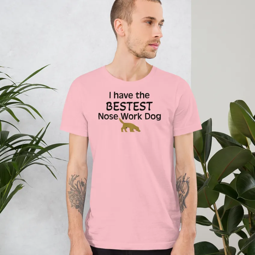 Bestest Nose Work Dog T-Shirts - Light