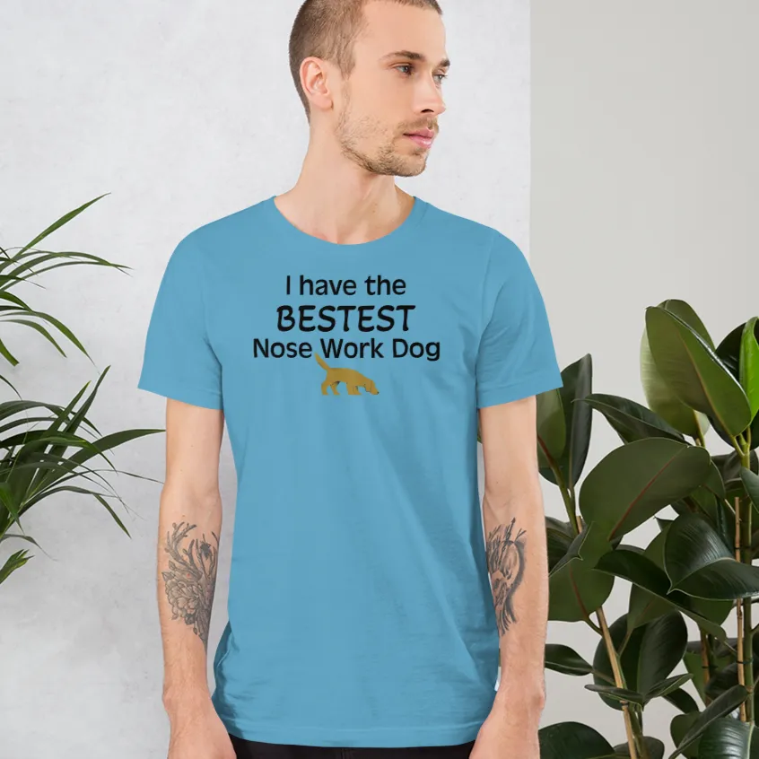 Bestest Nose Work Dog T-Shirts - Light