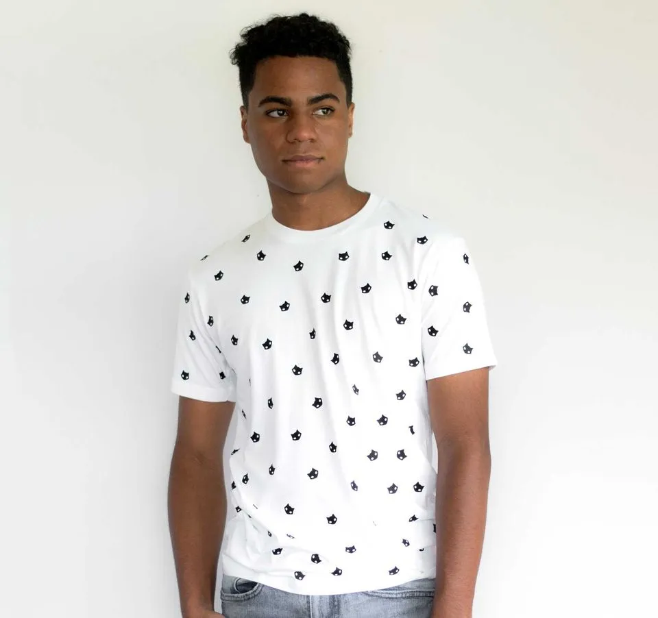 Black Cat All-Over Unisex T-Shirt