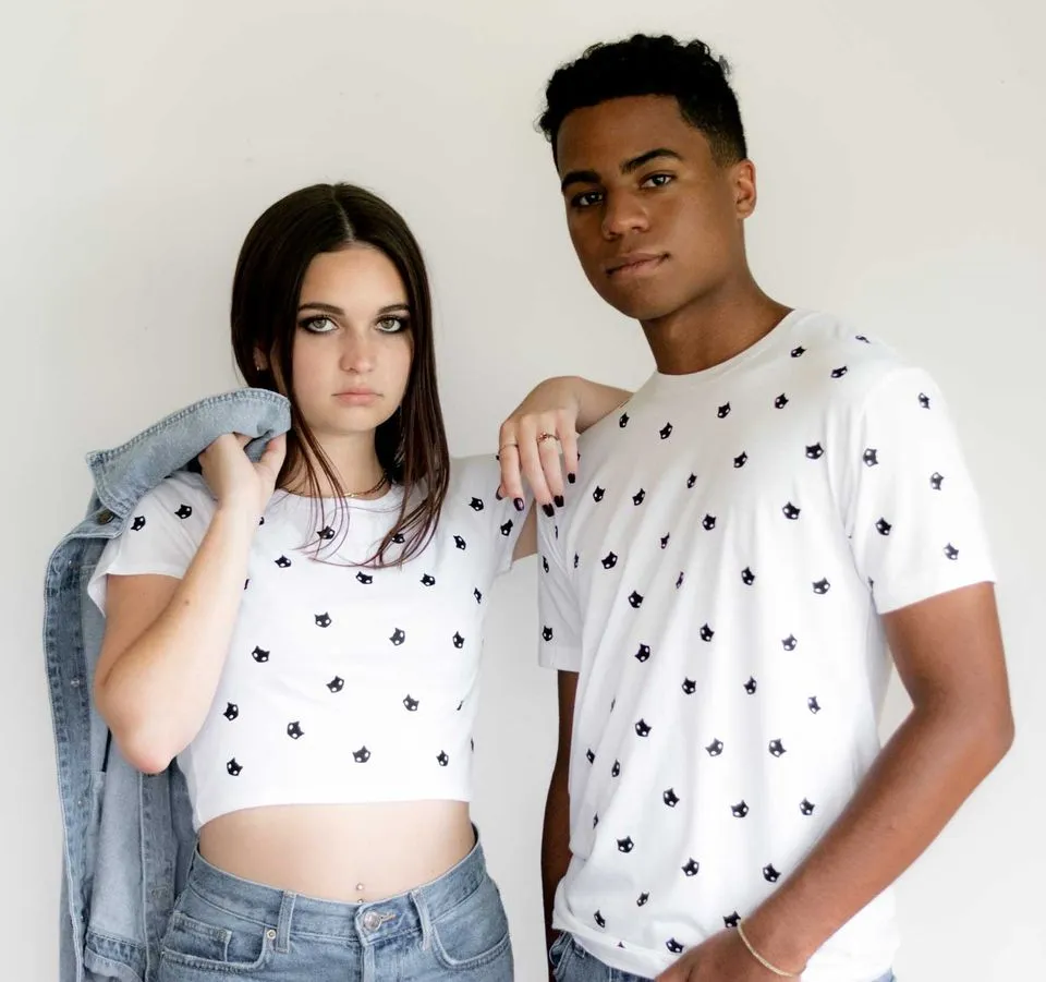 Black Cat All-Over Unisex T-Shirt