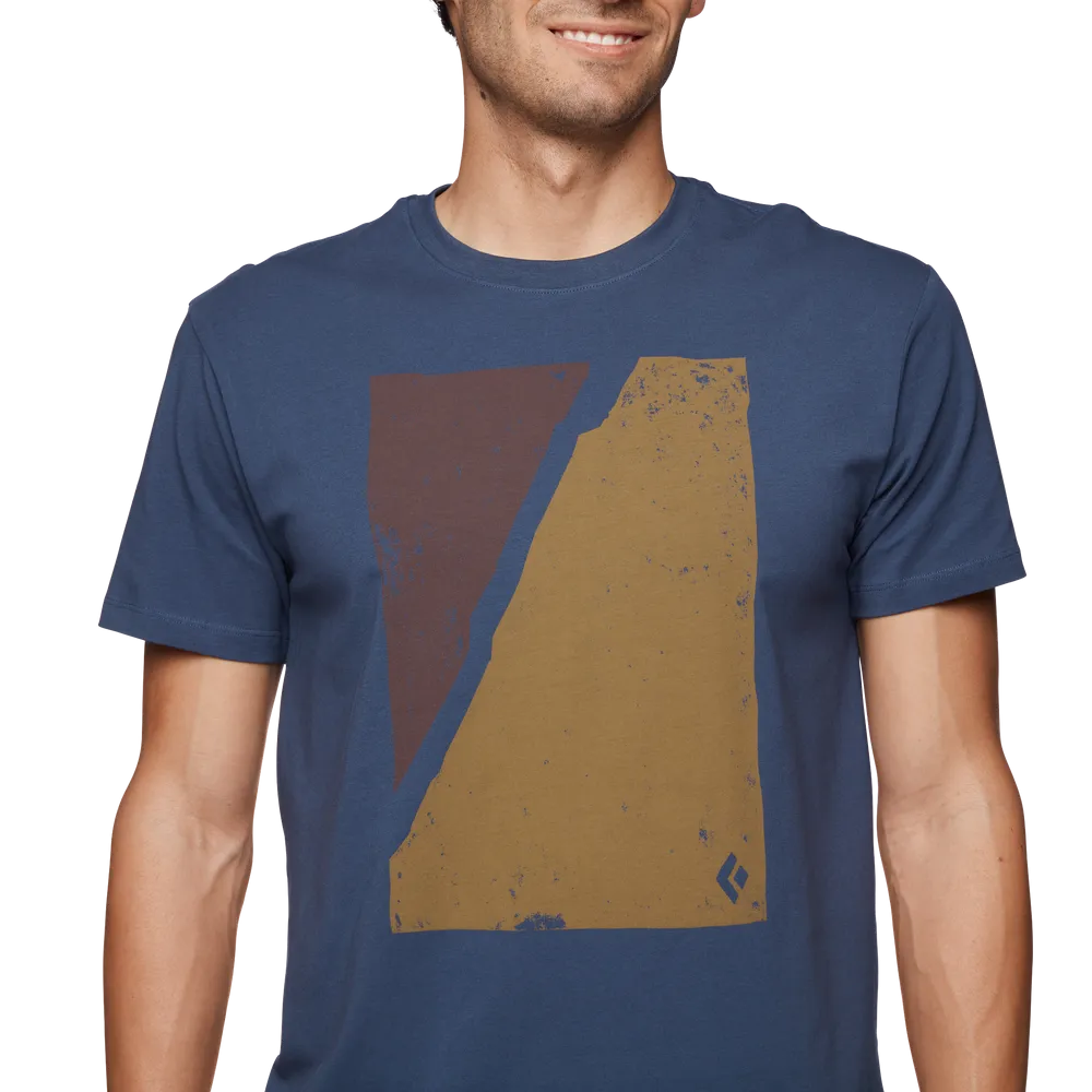 Black Diamond Block Print Mountain SS Tee - Men's