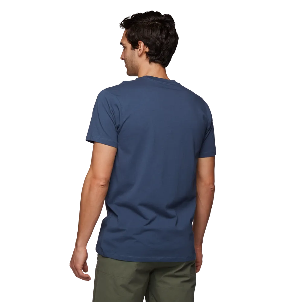 Black Diamond Block Print Mountain SS Tee - Men's