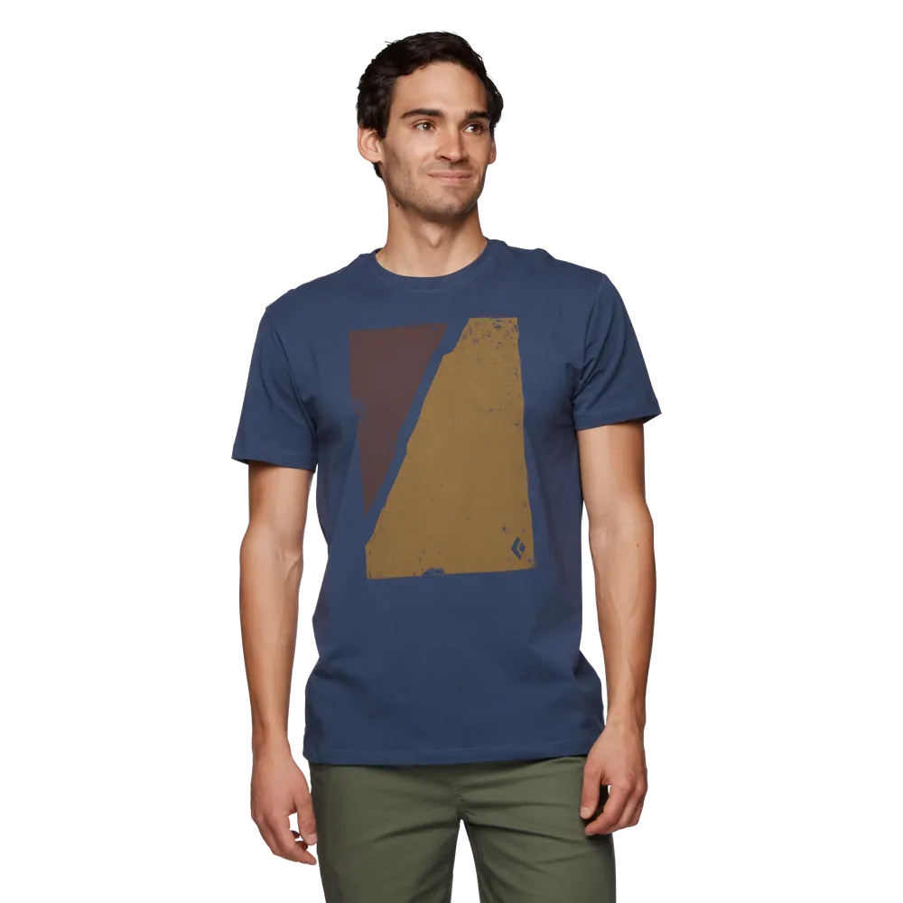 Black Diamond Block Print Mountain SS Tee - Men's