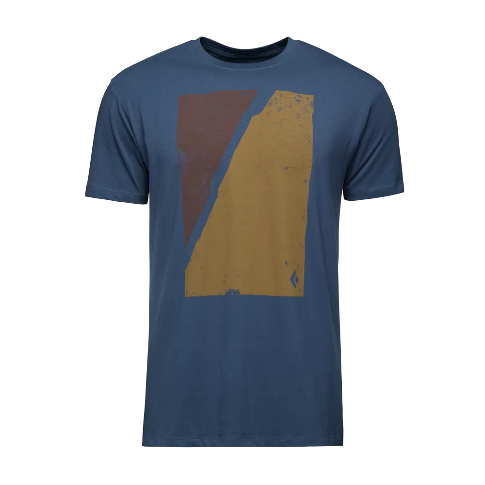 Black Diamond Block Print Mountain SS Tee - Men's