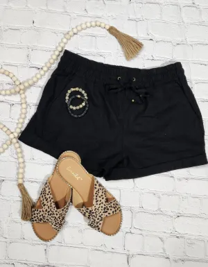Black Free Style Shorts