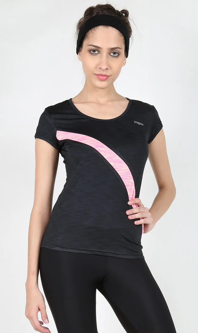 Black Round-neck T-Shirt