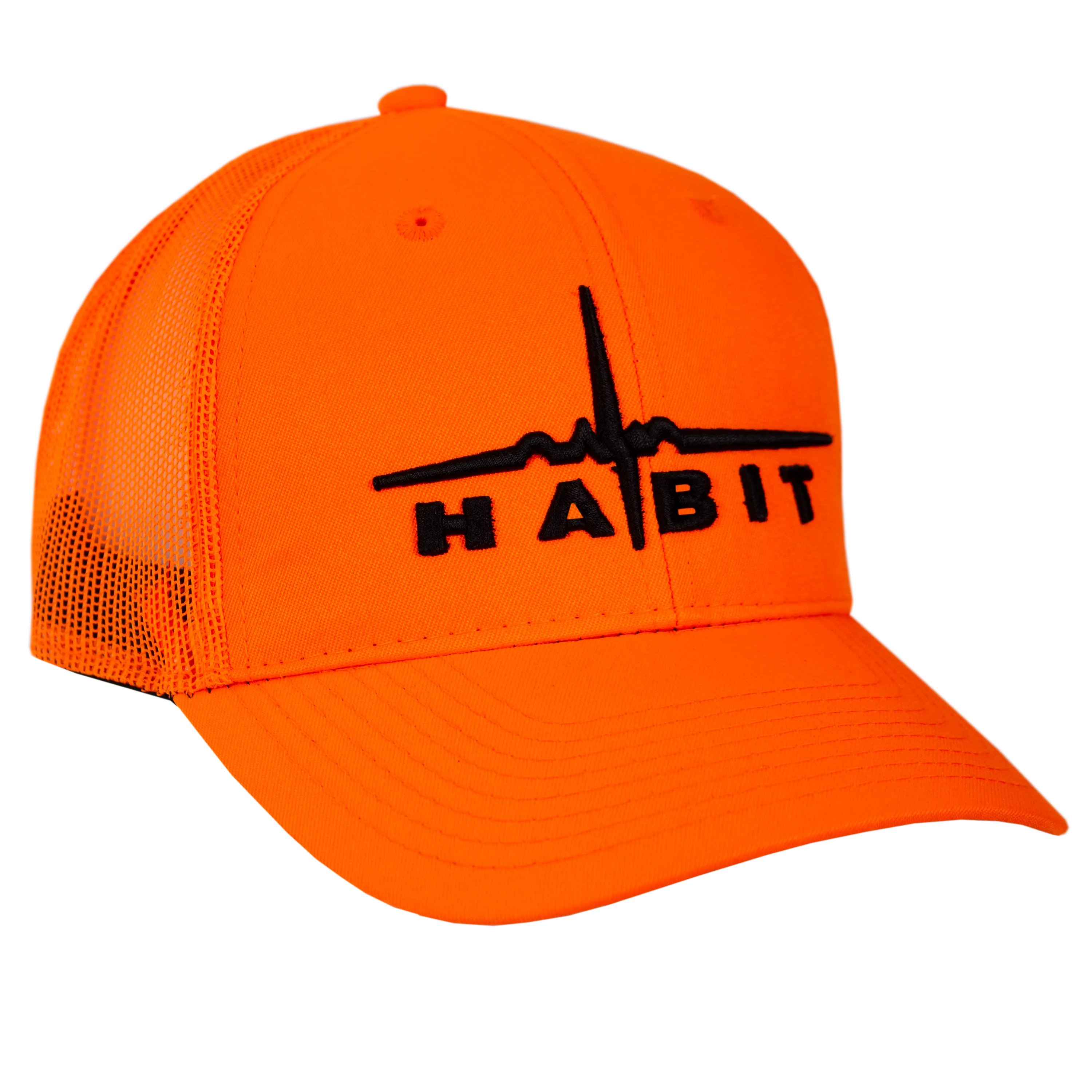 Blaze Orange Mesh Back Hat