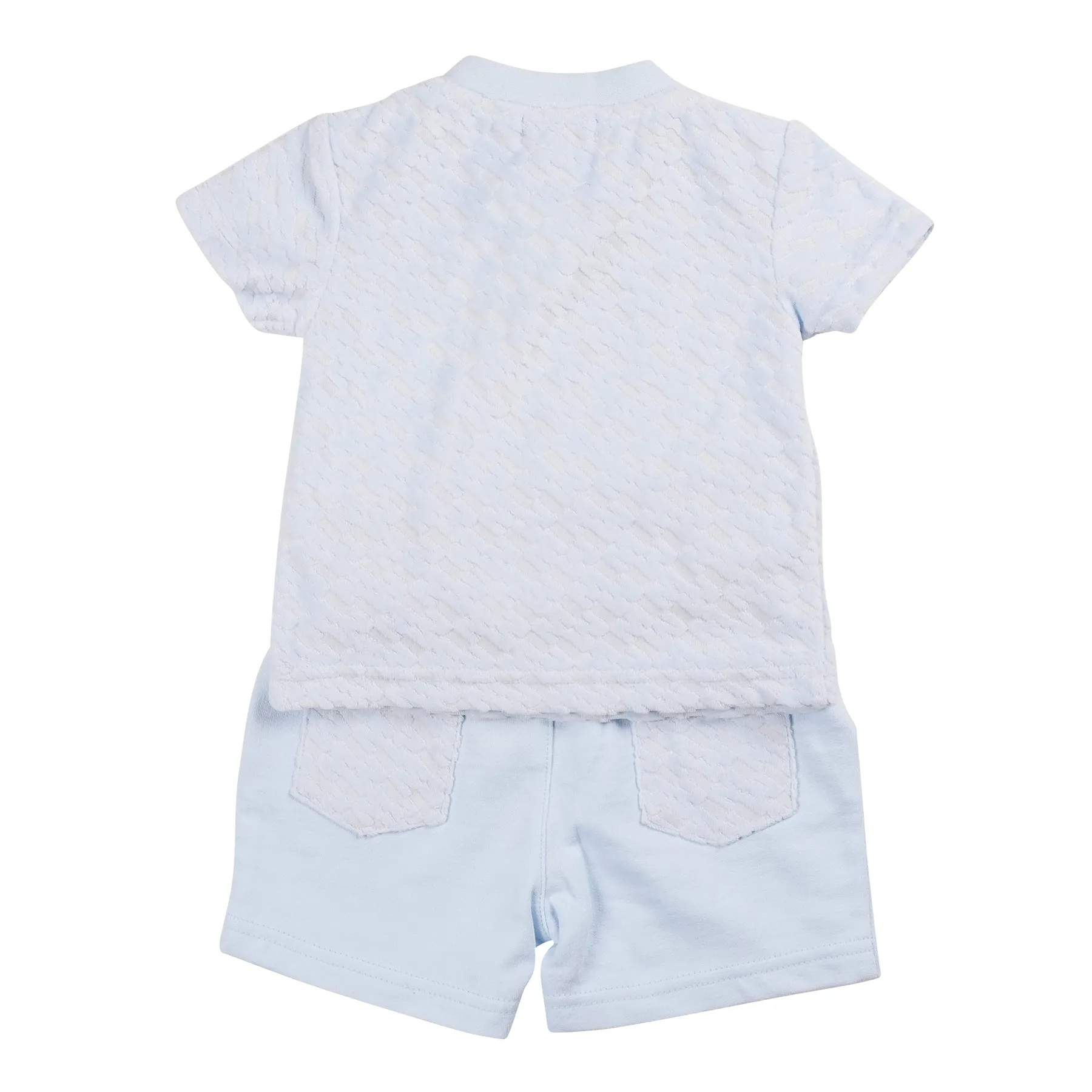 Blue Velour Top & Short - Pre-Order dispatch 26th February