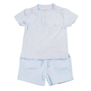Blue Velour Top & Short - Pre-Order dispatch 26th February