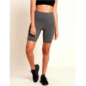 Boody Women's Dark Marl Motivate 8&quot; High-Waist Shorts Size L