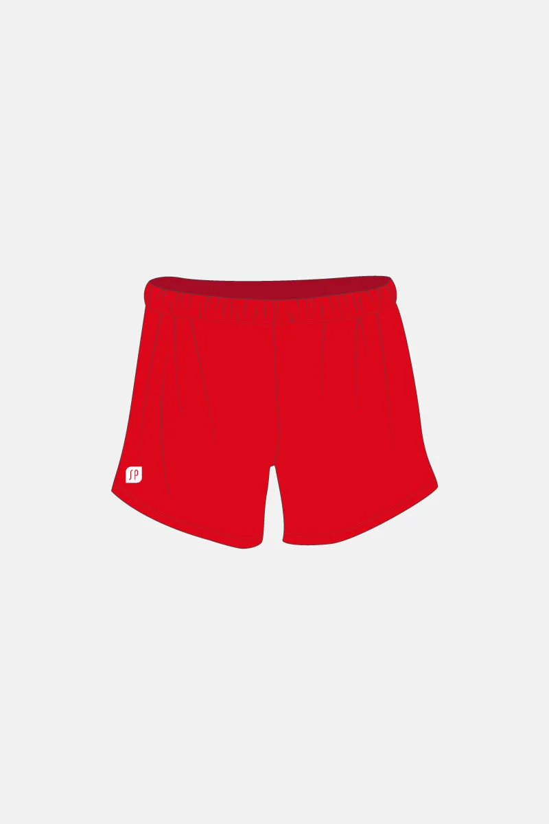 Boys Venetian Red Matt Mag Shorts