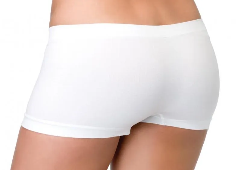 Boyshorts Seamless - White - One Size