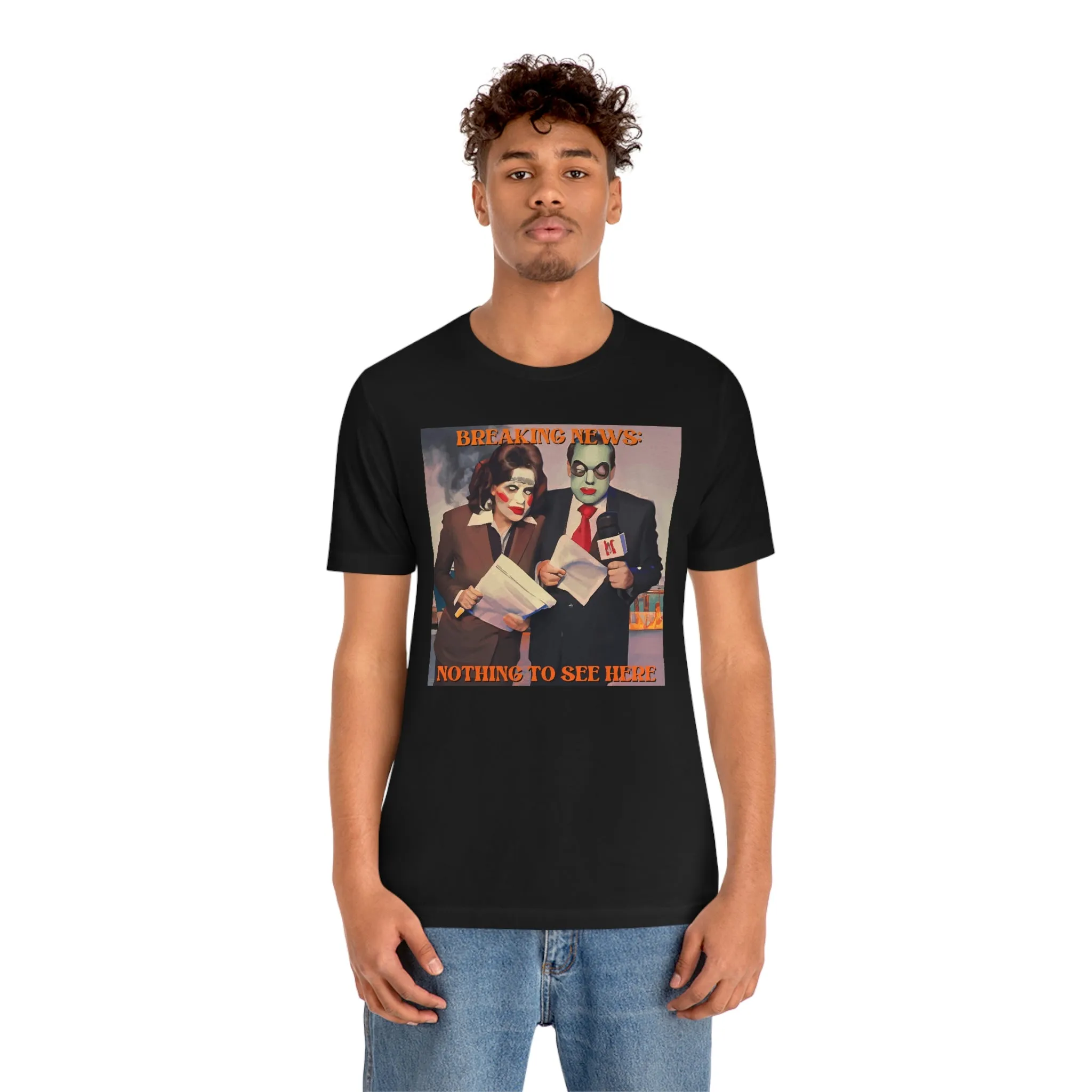 Breaking News: Nothing To See Here Short Sleeve Tee