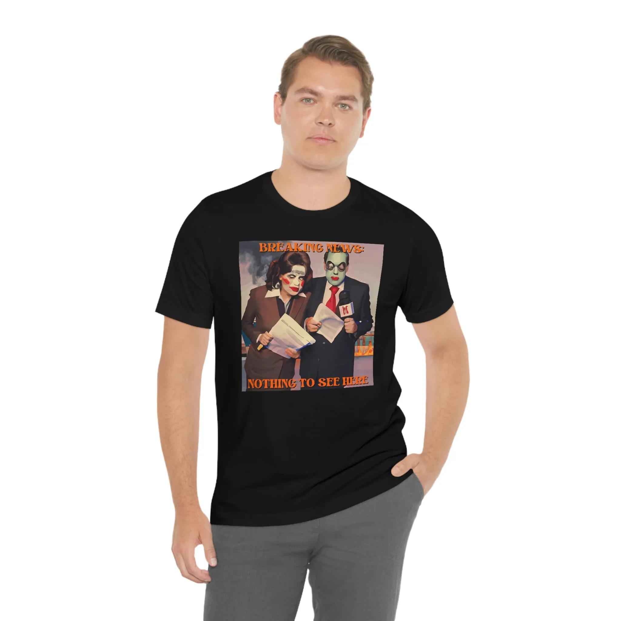 Breaking News: Nothing To See Here Short Sleeve Tee