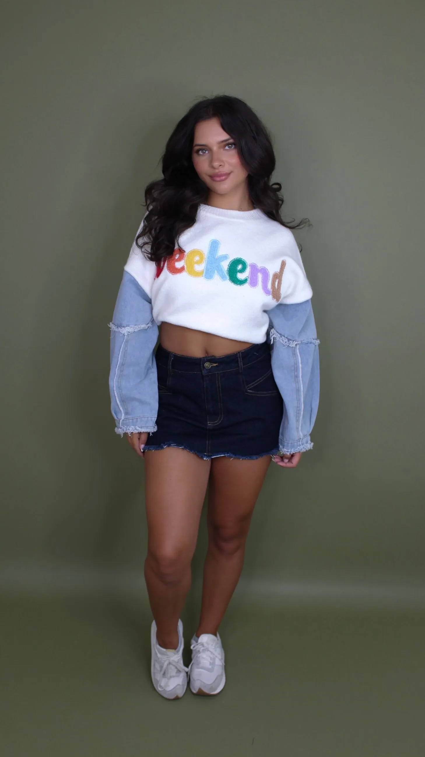 Brie Denim Skort