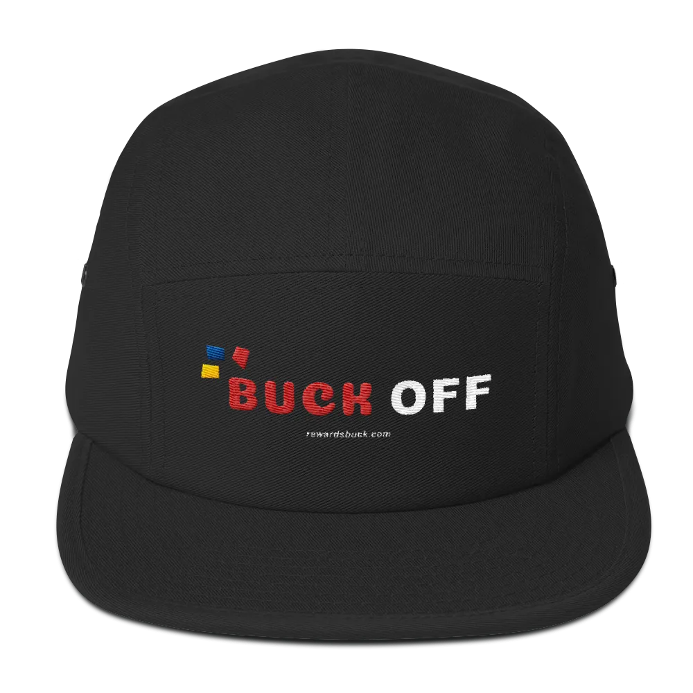 Buck Off 5 Panel Hat