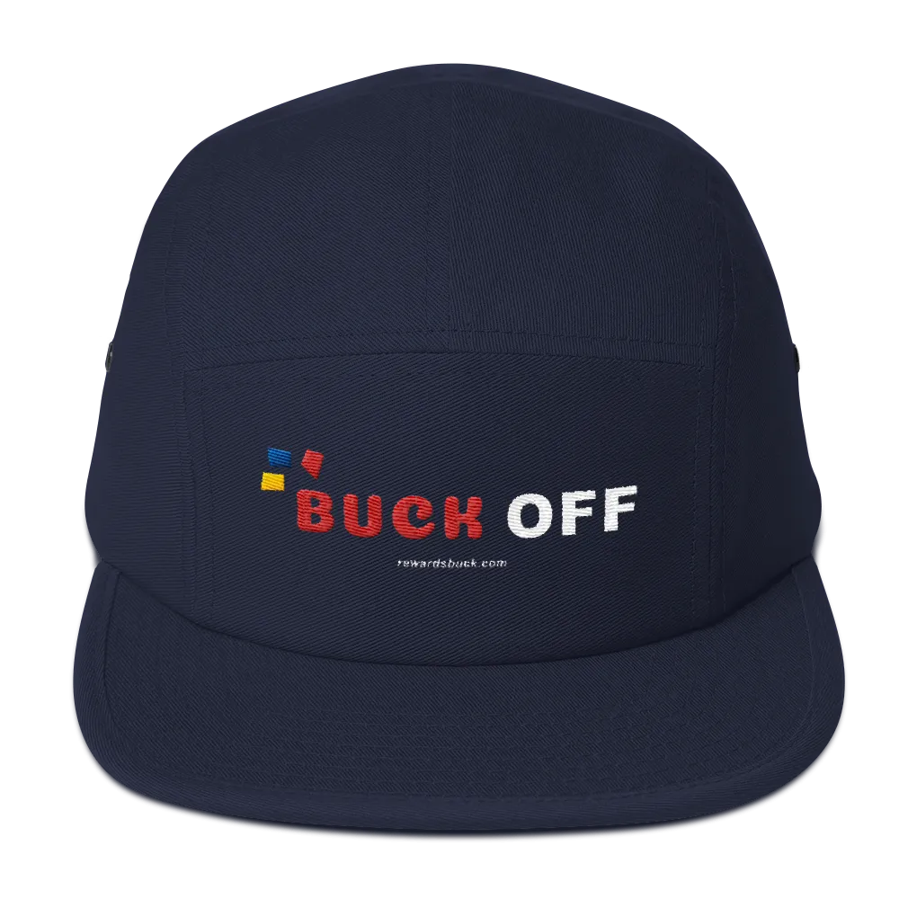 Buck Off 5 Panel Hat