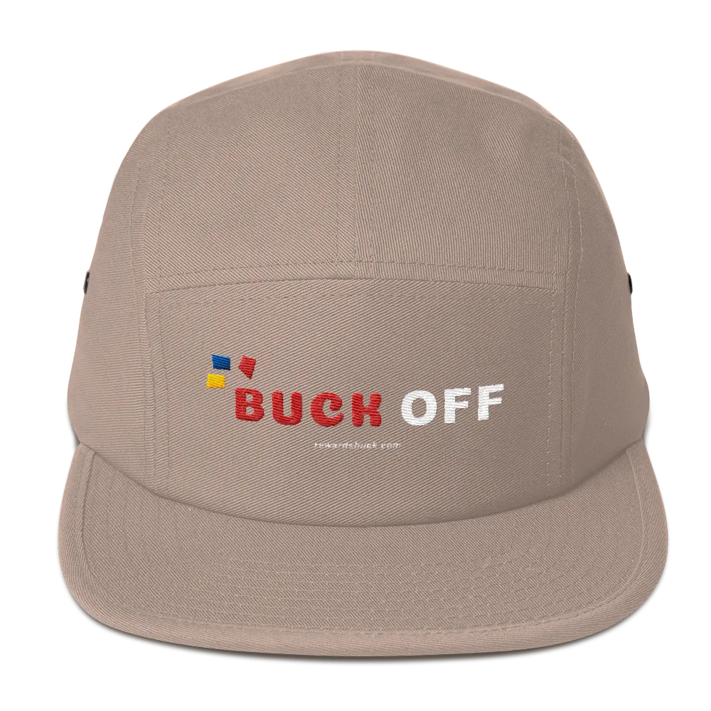 Buck Off 5 Panel Hat