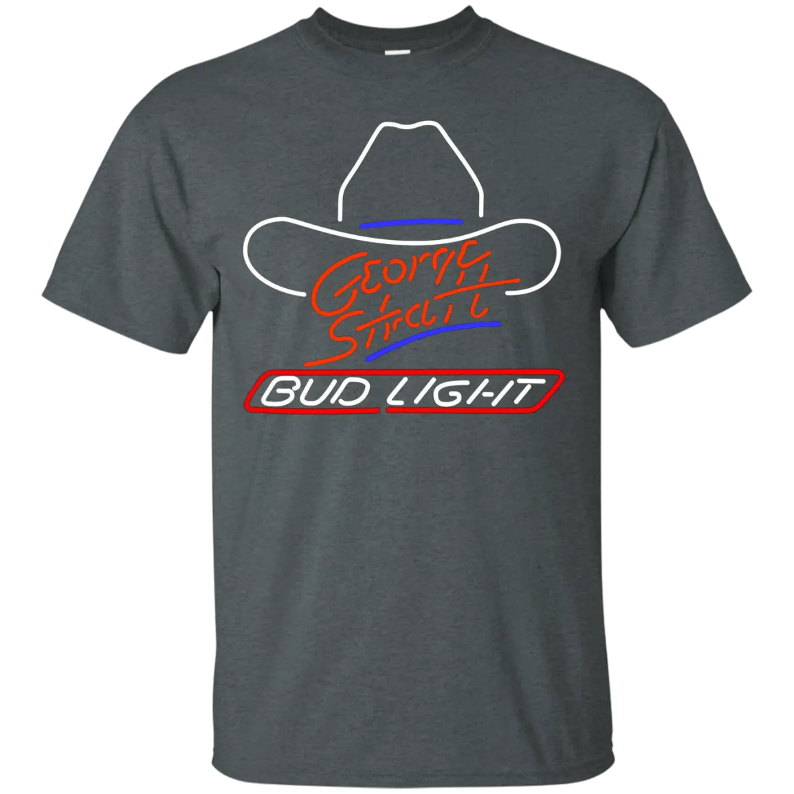 Bud Light Beer T-Shirt Custom Designed Graphic Pattern George Strait