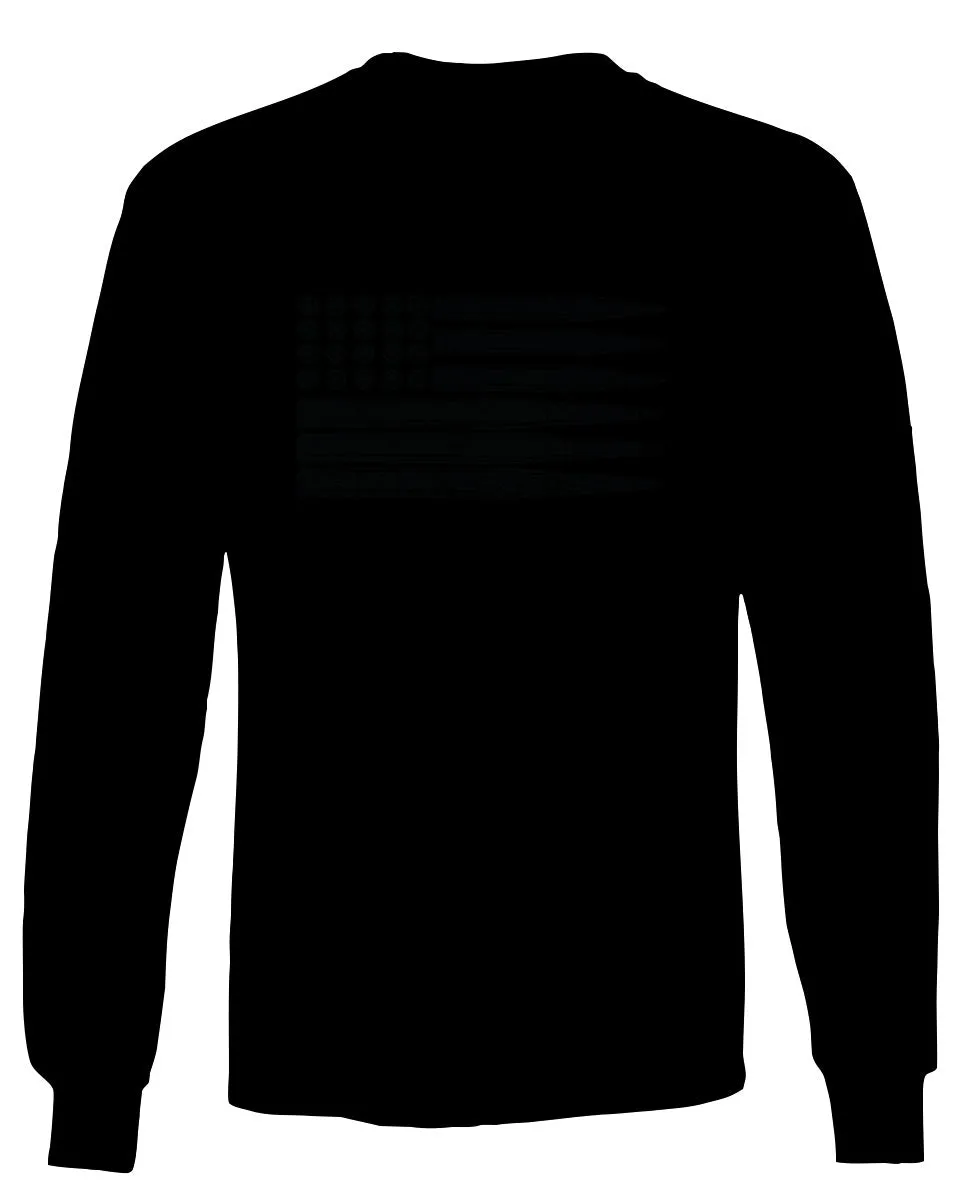 Bullet Flag 2nd Amendment American USA United State America mens Long sleeve t shirt