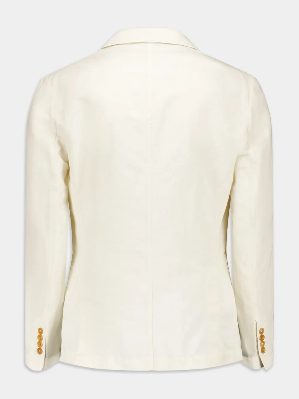 Buttoned Linen Jacket