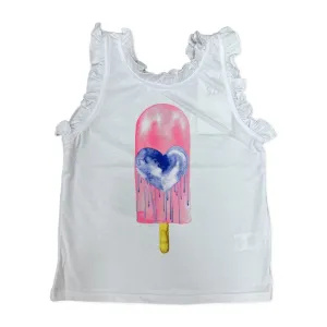 Chaser Heart Popsicle Ruffle Tank