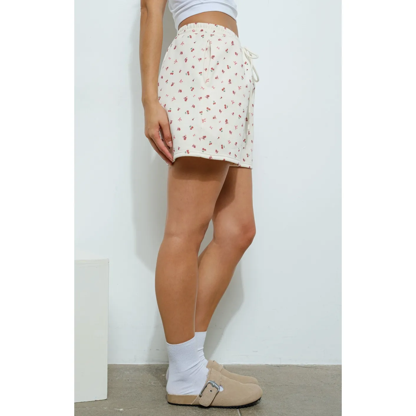 Cherry & Bows Cozy Shorts