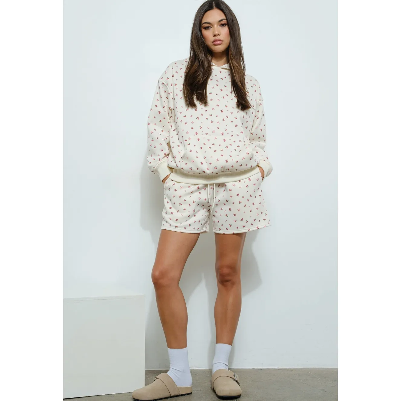 Cherry & Bows Cozy Shorts