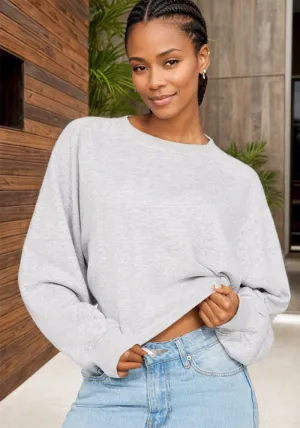Chic Backless Long-Sleeve Hoodie with Relaxed Fit