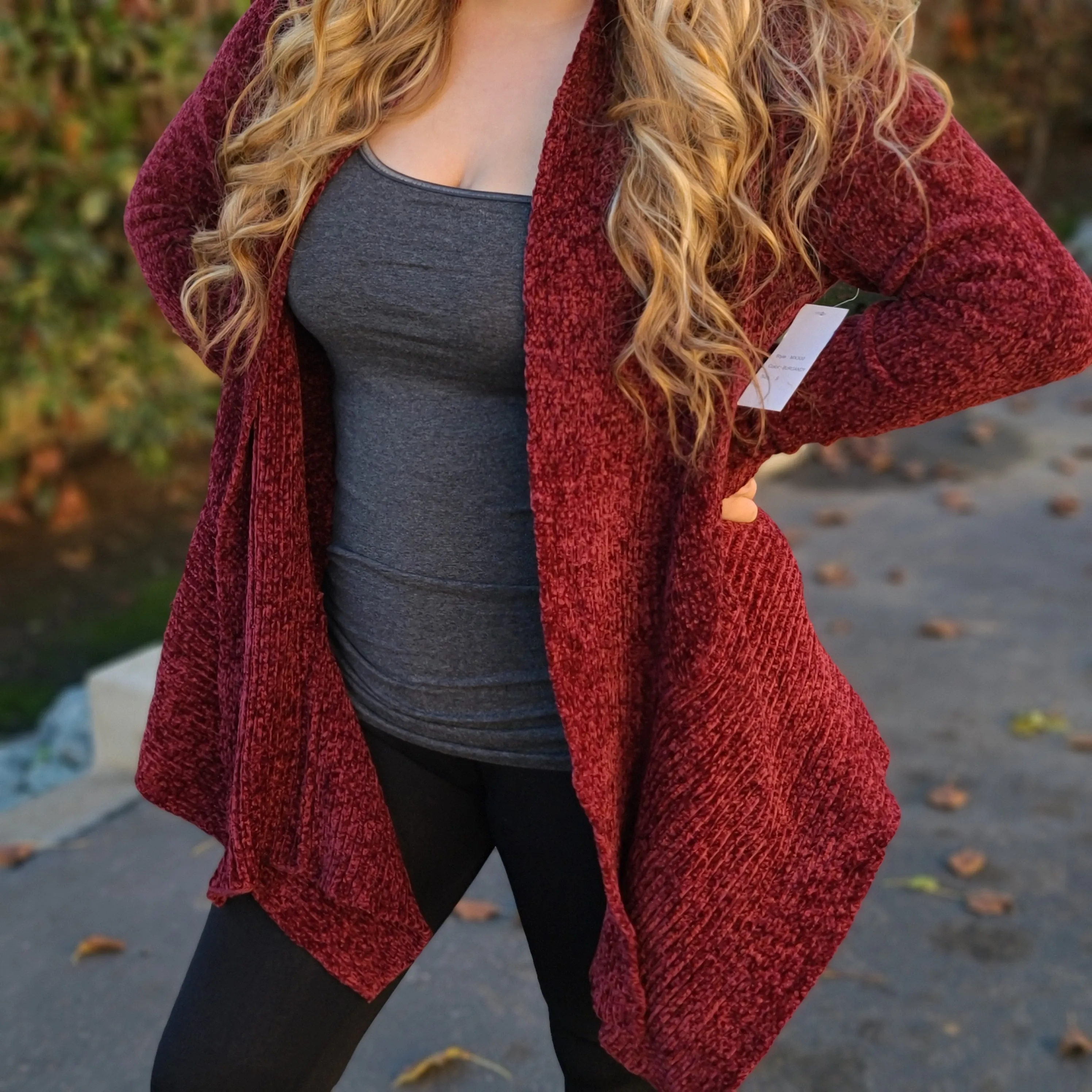 Cindy cardigan Burgundy
