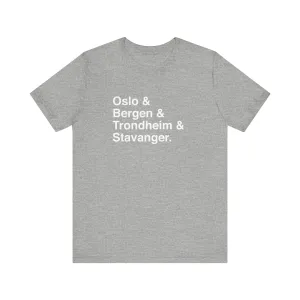 Cities Of Norway Unisex T-Shirt