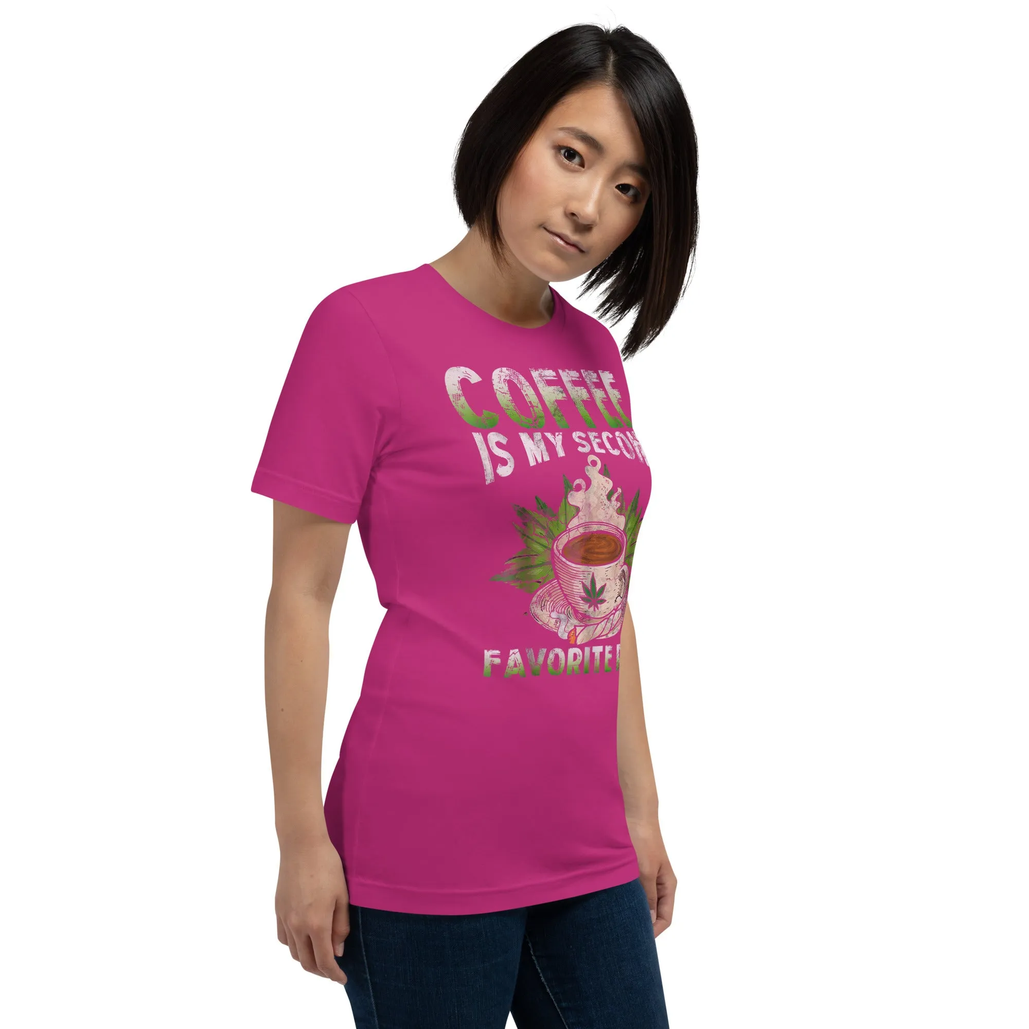 Coffee Is My Second Favorite Plan Unisex t-shirt