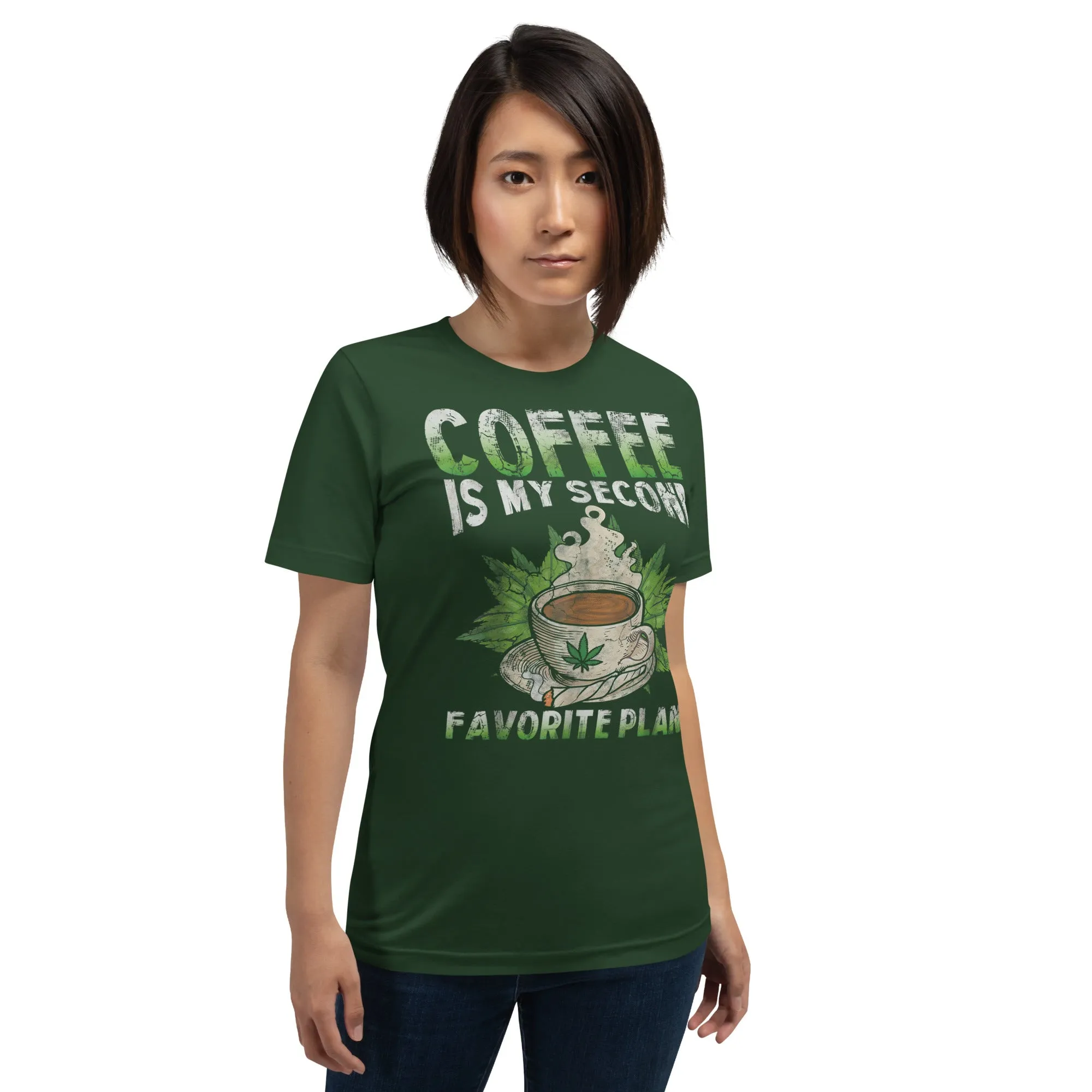 Coffee Is My Second Favorite Plan Unisex t-shirt