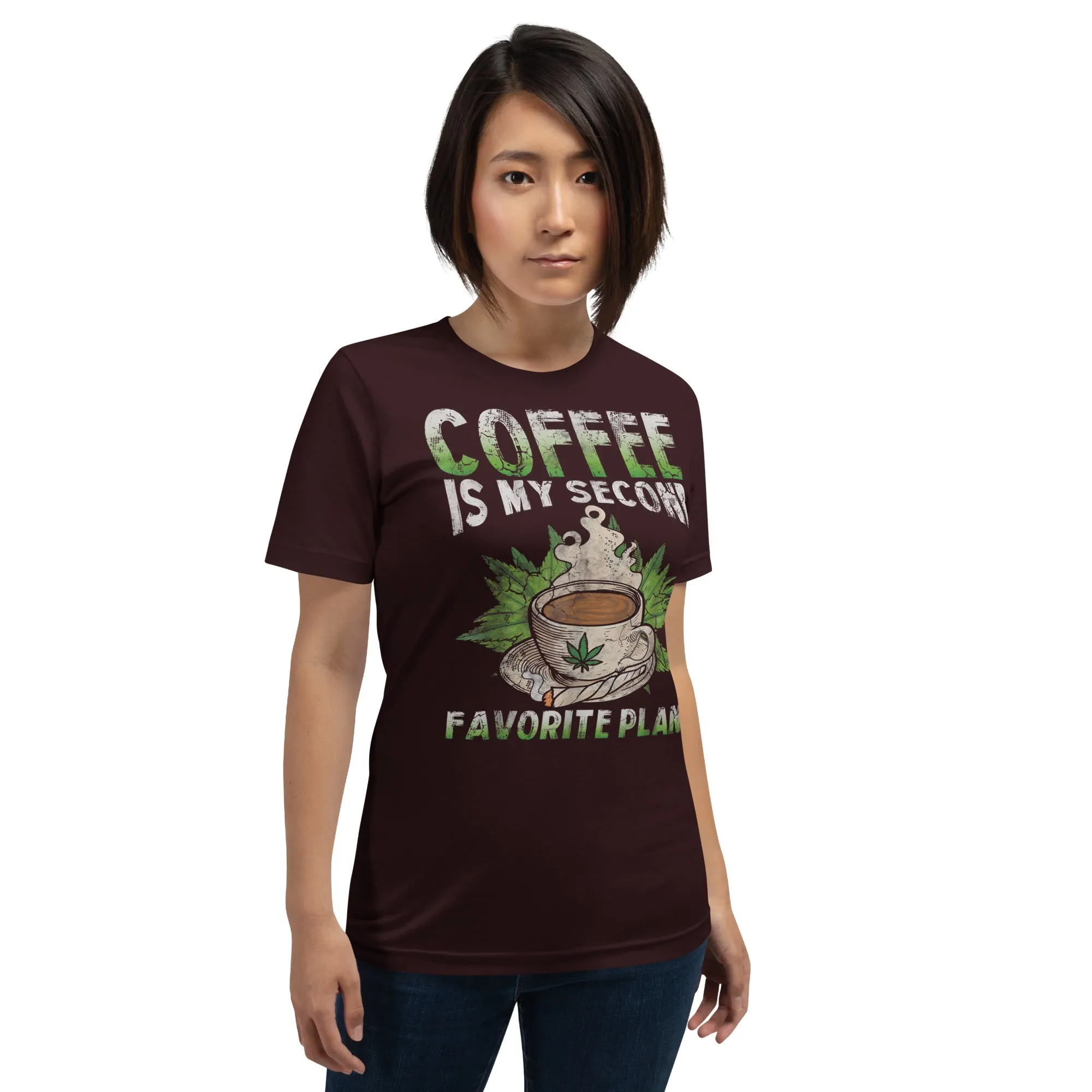 Coffee Is My Second Favorite Plan Unisex t-shirt