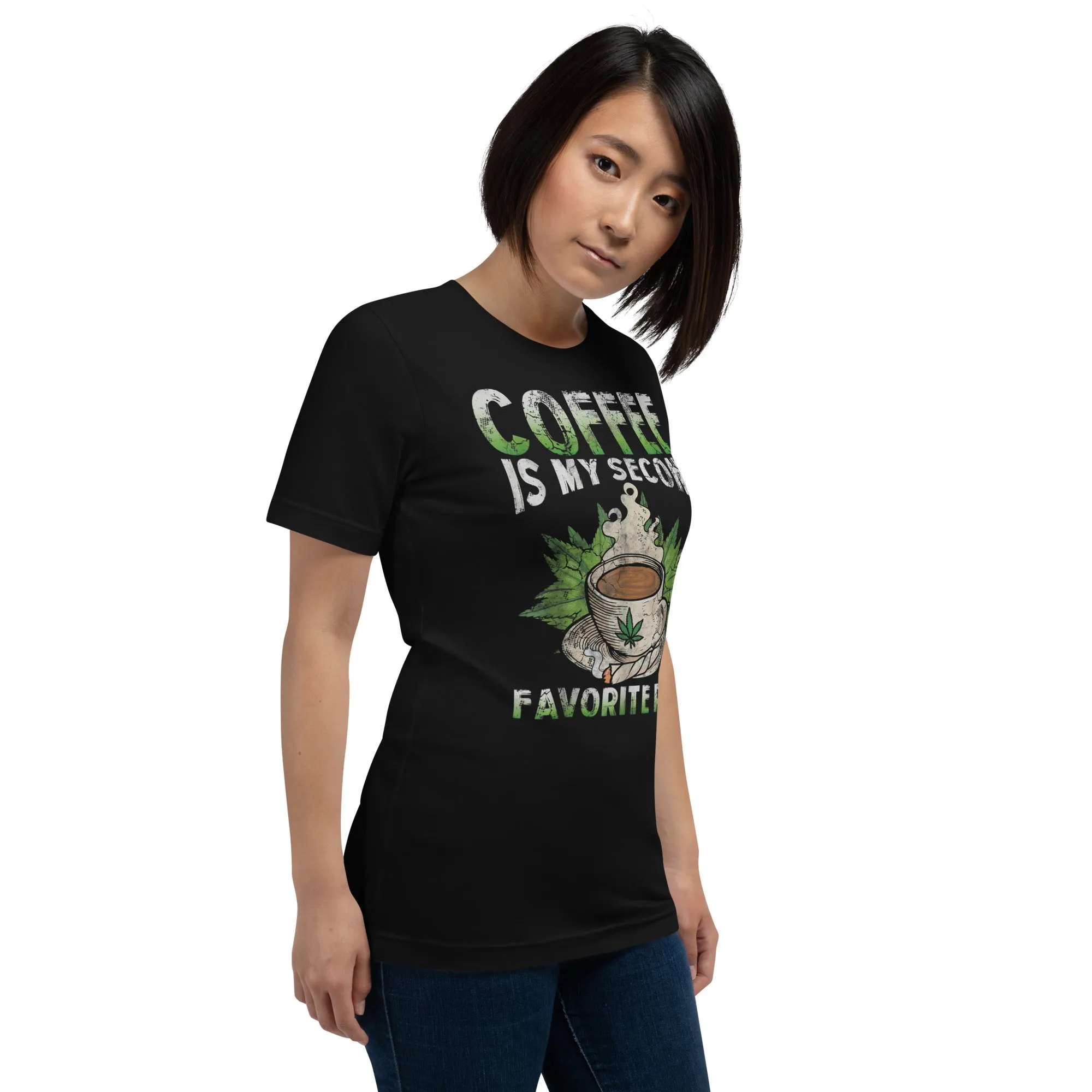 Coffee Is My Second Favorite Plan Unisex t-shirt