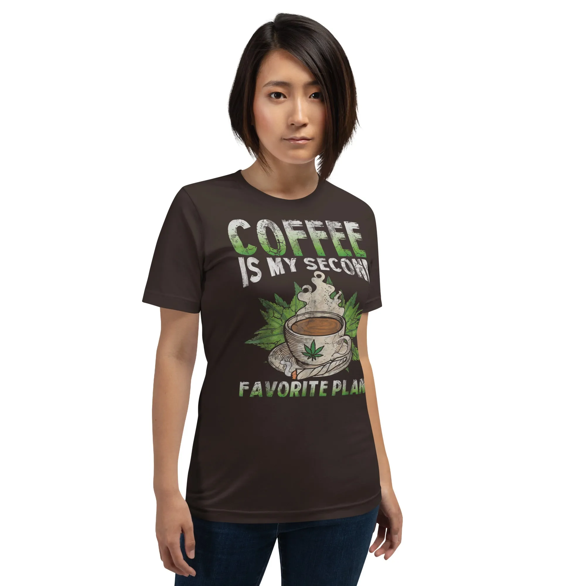 Coffee Is My Second Favorite Plan Unisex t-shirt