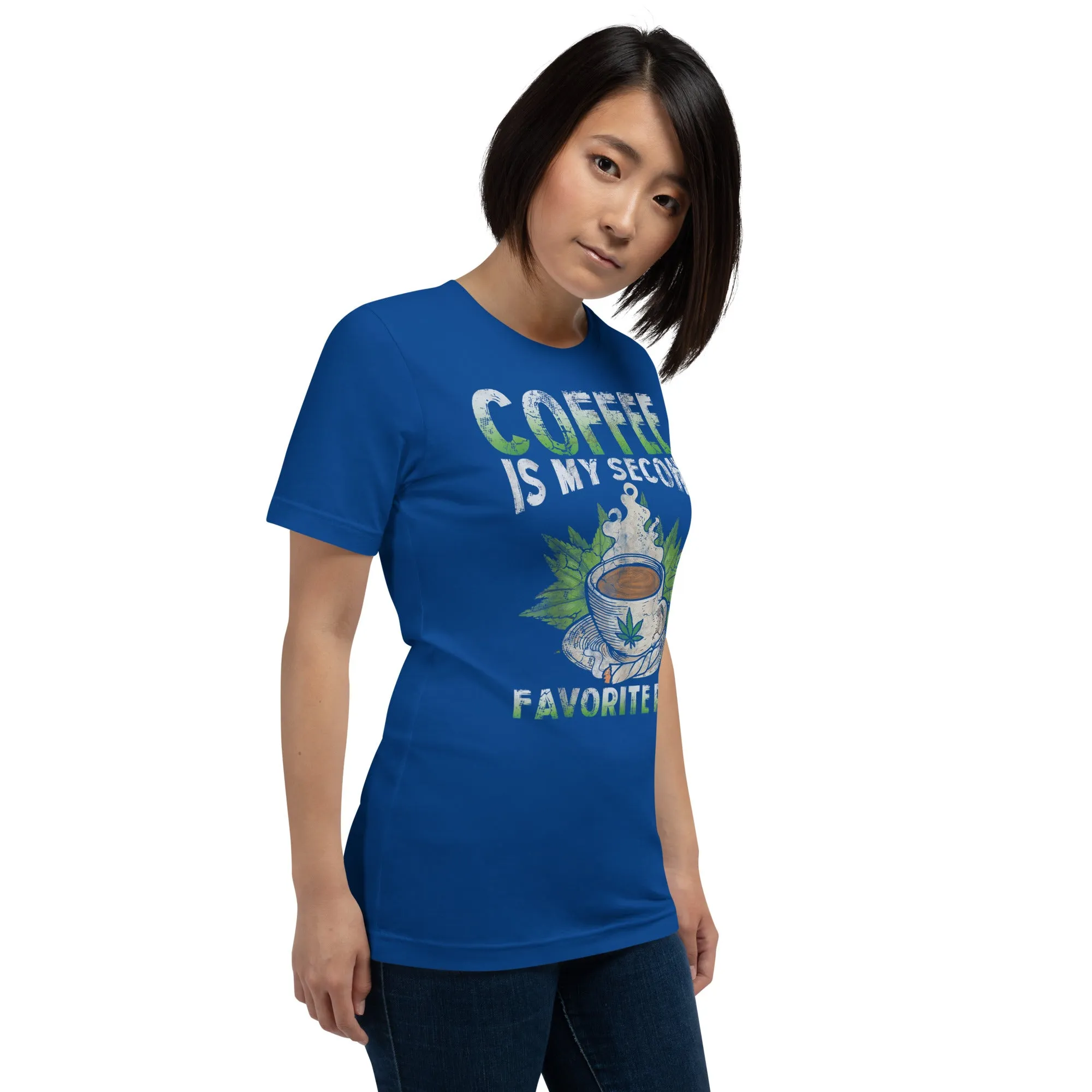 Coffee Is My Second Favorite Plan Unisex t-shirt
