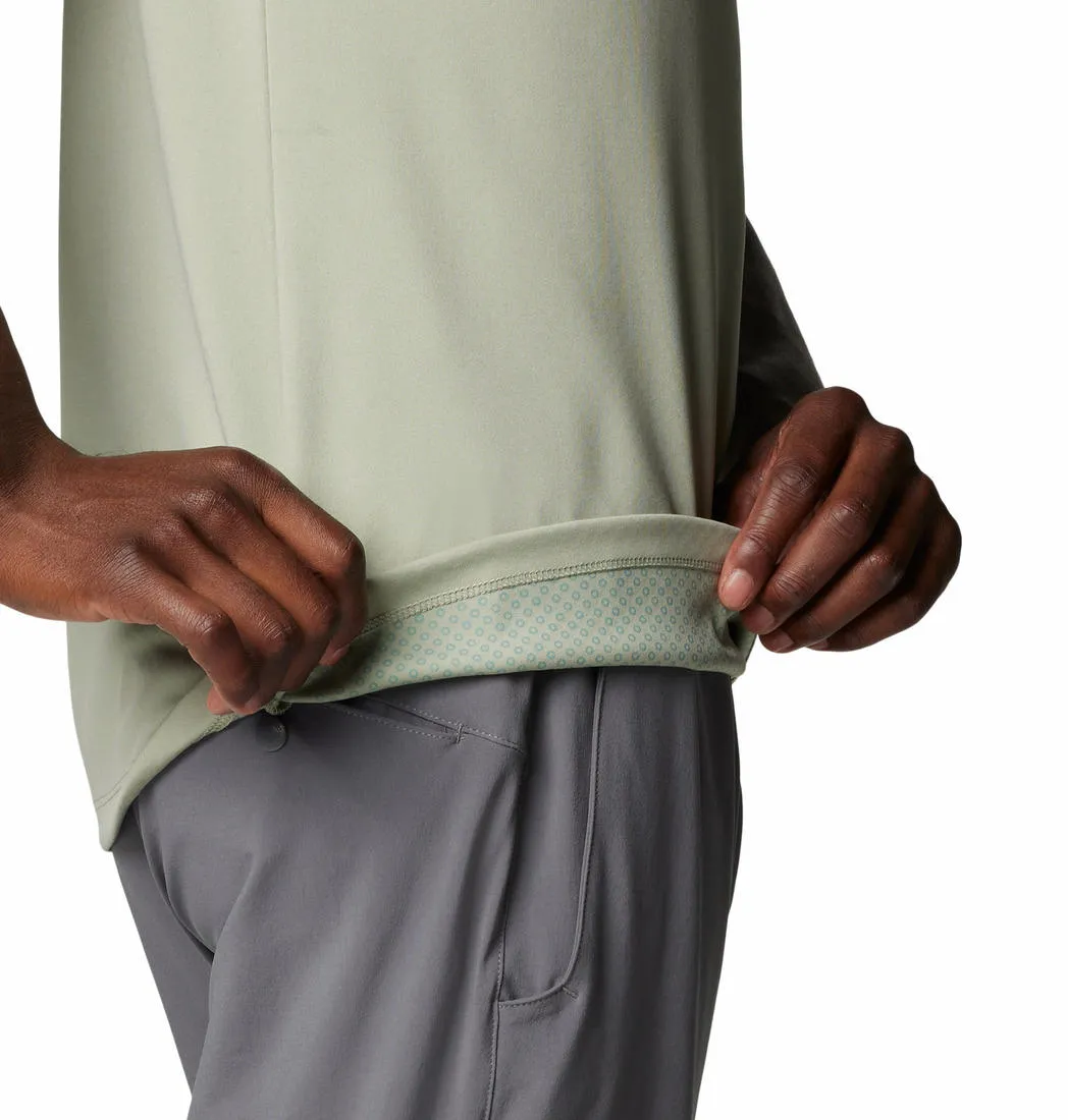 Columbia Mens Green Zero Rules Short Sleeve Graphic Shirt