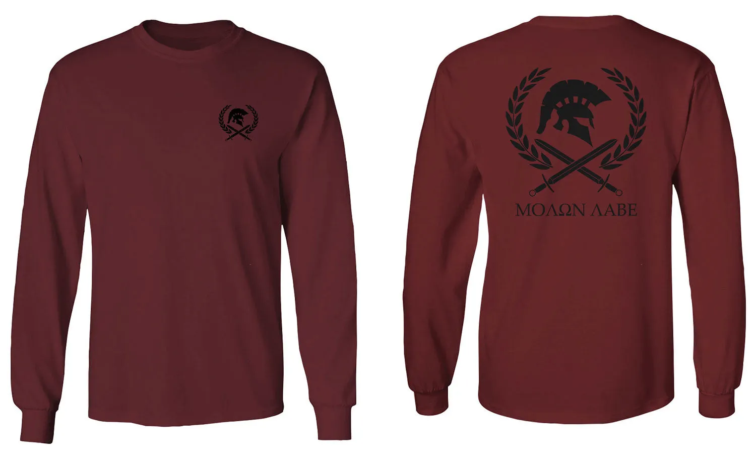 Come and Take Greek Molon Labe Spartan Workout American mens Long sleeve t shirt