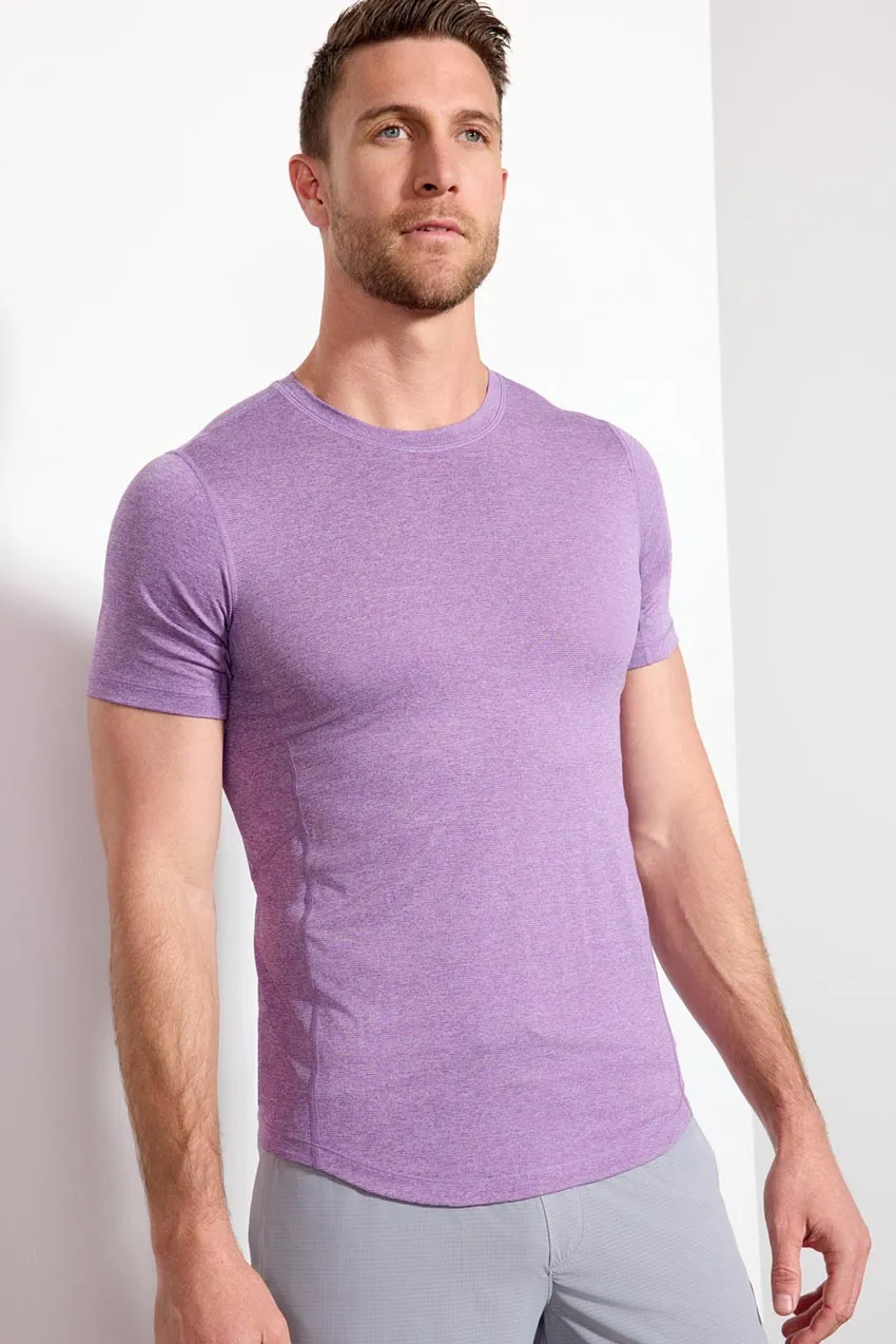 Conquer Tee - Bright Violet Melange