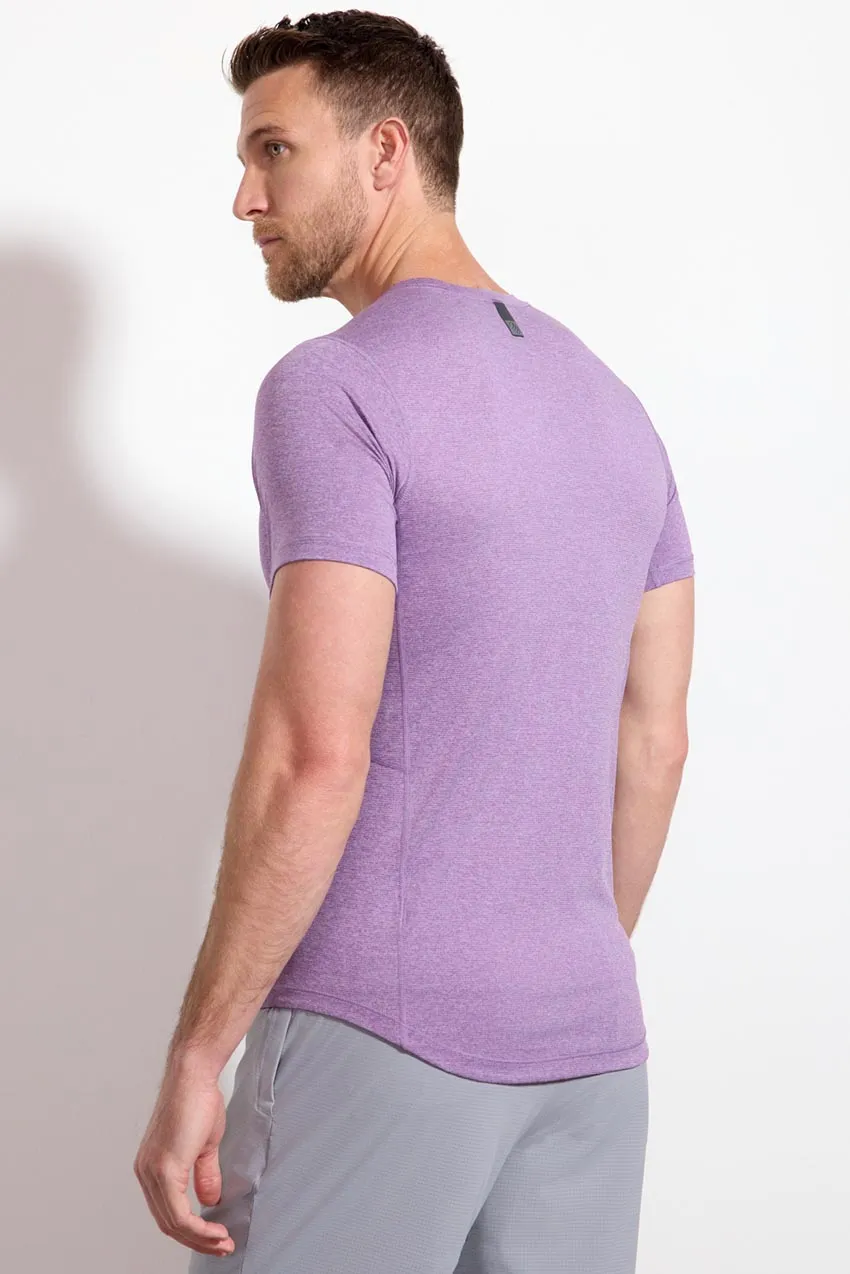 Conquer Tee - Bright Violet Melange