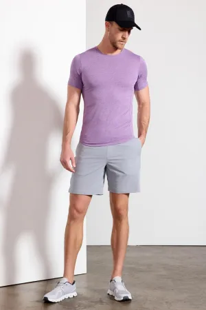 Conquer Tee - Bright Violet Melange