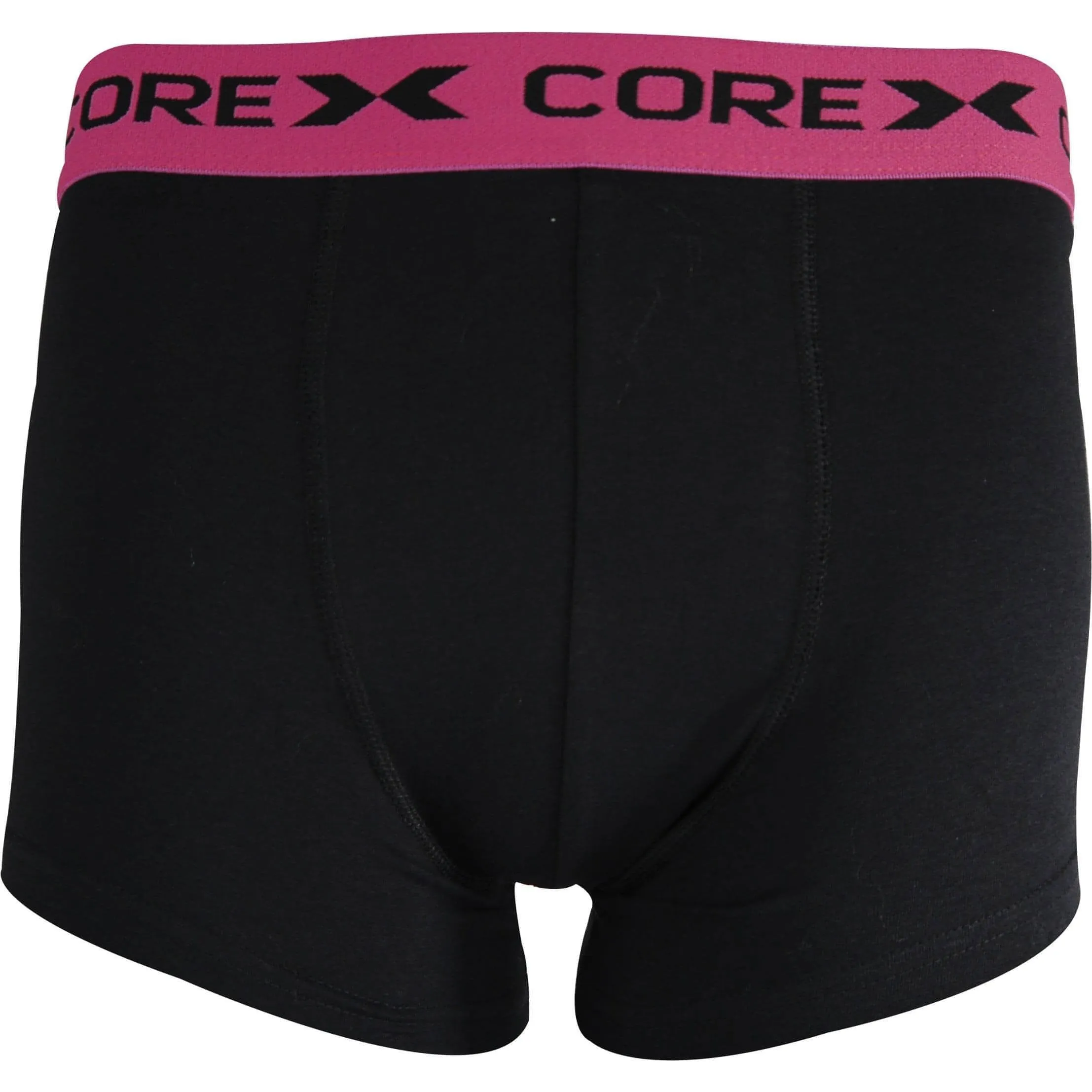 CoreX Fitness Classic (2 Pack) Mens Boxer Shorts - Black