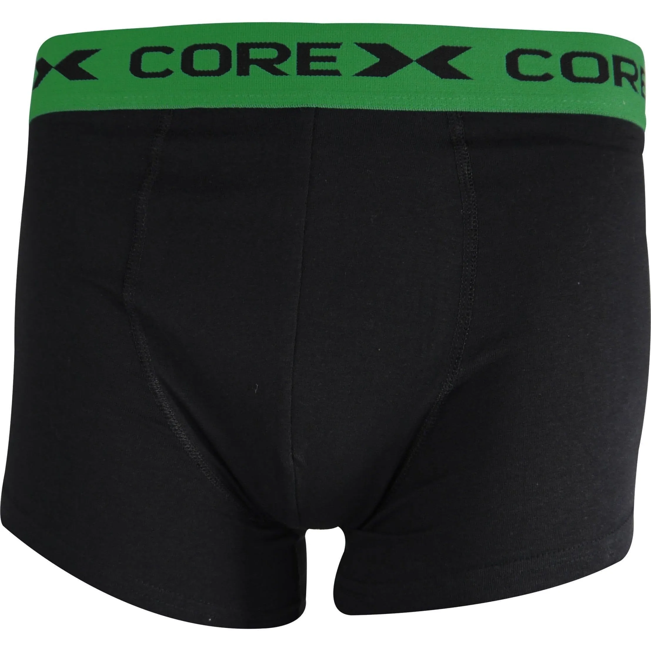 CoreX Fitness Classic (2 Pack) Mens Boxer Shorts - Black