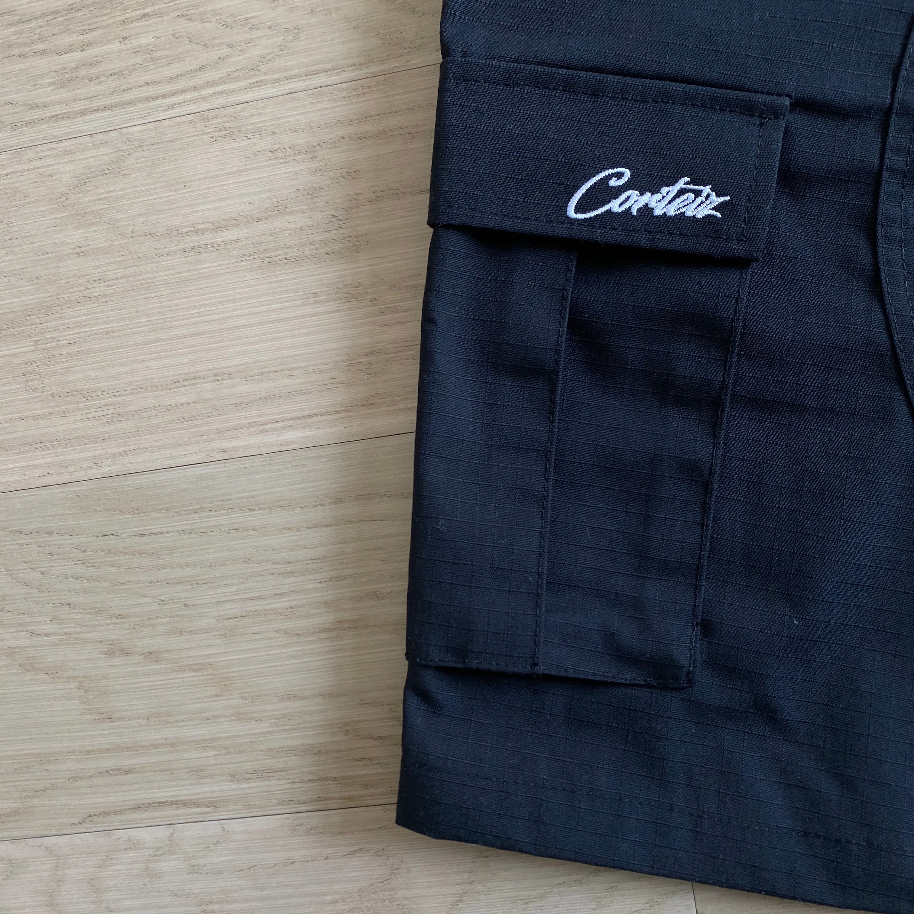 Corteiz OG Cargo Shorts Black
