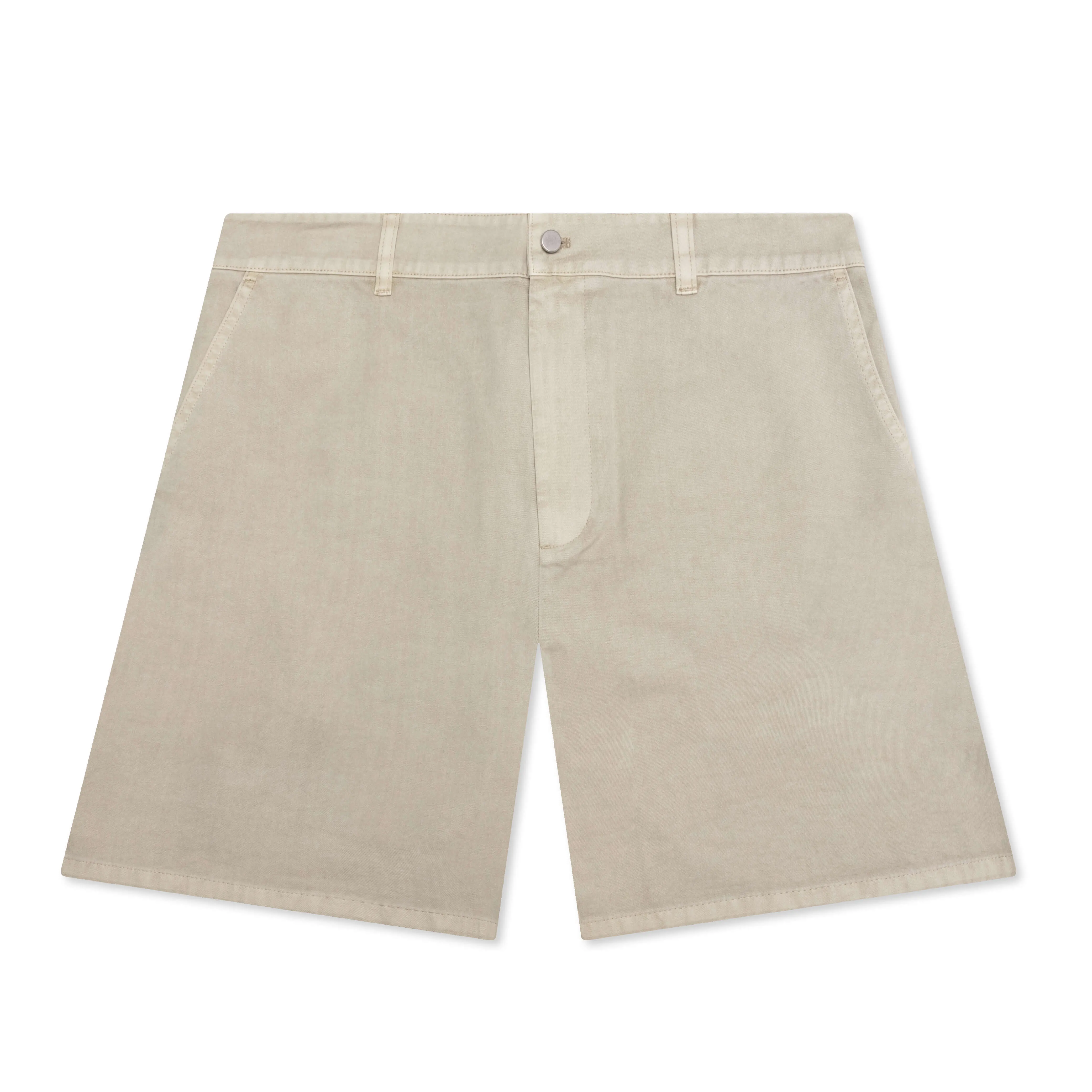 Cotton Tailored Short - Beige