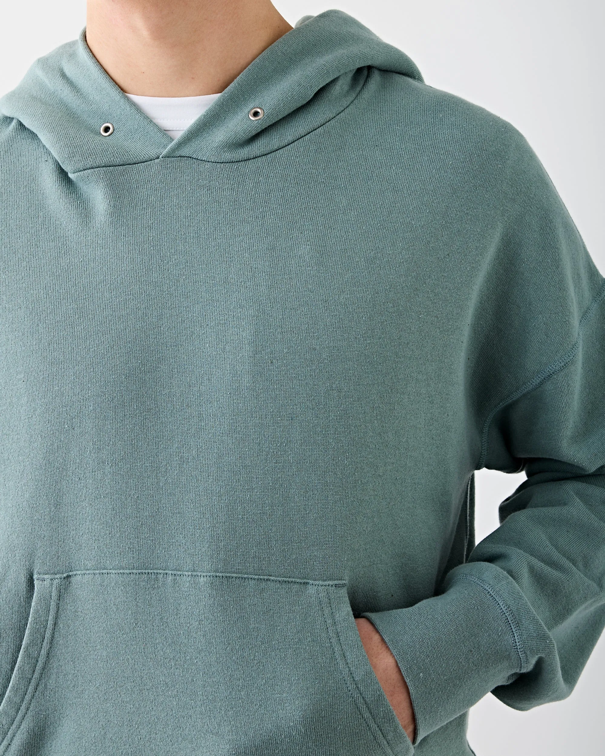Court Hoodie P.O. (C/WS) Green