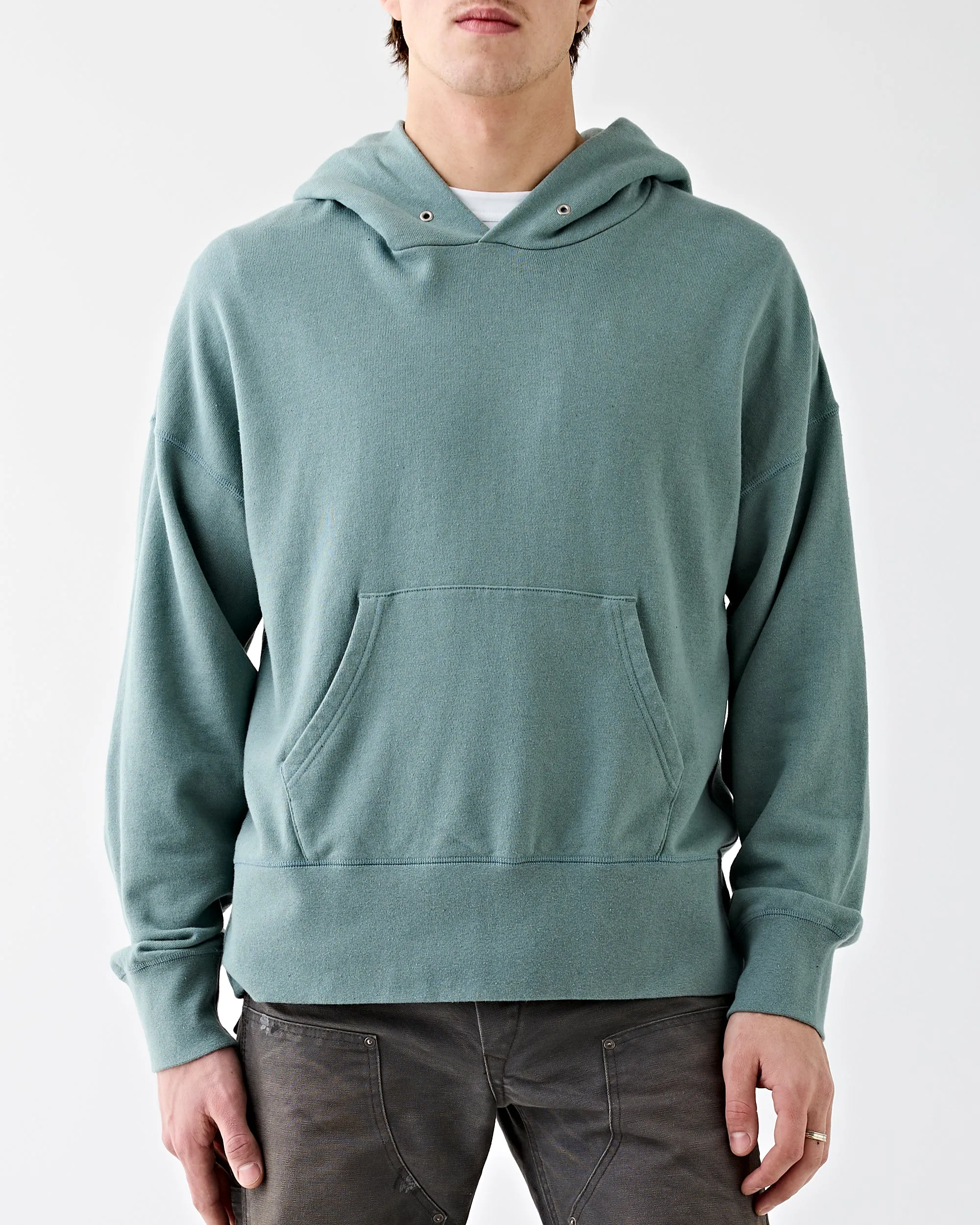 Court Hoodie P.O. (C/WS) Green