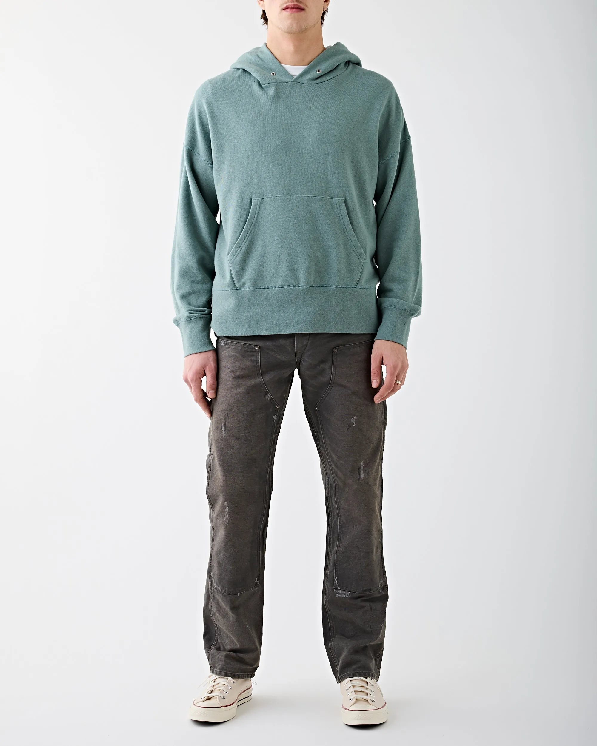 Court Hoodie P.O. (C/WS) Green