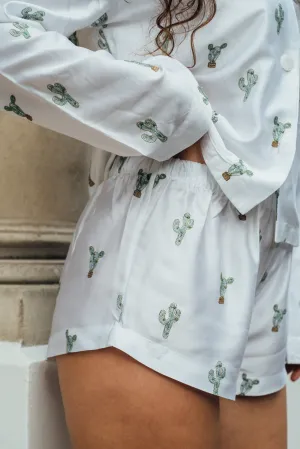 Cowboy Edition Bamboo Vegan Silk Pyjama Shorts